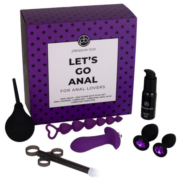 Pleasure Box Let's Go Anal - Set completo anale - 7 pezzi