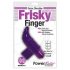 Frisky Finger - vibratore impermeabile da dito (viola)