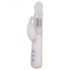 Layla Artiche - vibratore bianco impermeabile con stimolatore clitorideo rotante