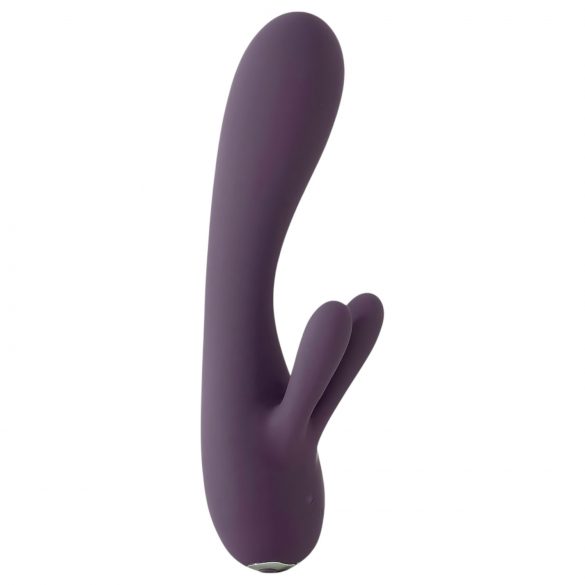 Je Joue Fifi - vibratore ricaricabile waterproof con stimolatore (viola)