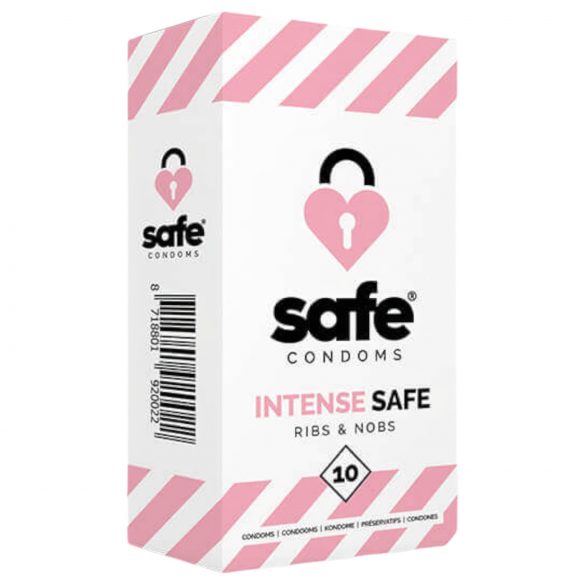 SAFE Intense Safe - Profilo e Punti, preservativi (10 pezzi)