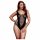 BACI Plus Size - seducente bodystocking a rete - nero (XL-XXL)