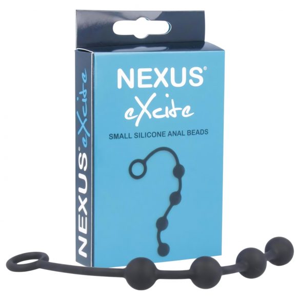 Nexus Excite - Piccola catena anale (4 sfere) - Nero