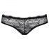 Obsessive Frivolla - slip in pizzo nero piccante per lei