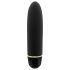 Vibratore a forma di rossetto in silicone nero - Rianne Essentials Classique Stud