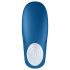 Satisfyer Double Whale - vibratore di coppia a doppio motore (blu)