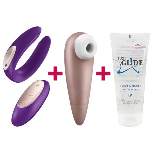 Set vibratore Satisfyer per coppie (3 pezzi)