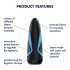 Satisfyer Men One - masturbatore a suzione (blu-nero)