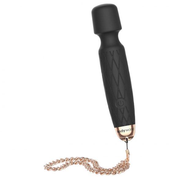 Bodywand Luxe - mini vibratore ricaricabile per massaggi (nero)