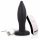 Screaming Plug - vibratore anale nero ricaricabile con telecomando