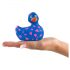 My Duckie Romance 2.0 - vibratore impermeabile per clitoride (blu-rosa)