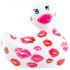 My Duckie Romance 2.0 - vibratore impermeabile bianco-rosa