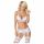 Obsessive 810-SEG-2 - Set lingerie in pizzo bianco (bianco)