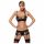 Obsessive Wonderia - Set lingerie ricamato in pizzo nero - L/XL