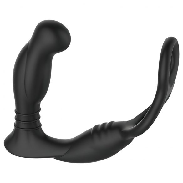 Nexus Simul8 - Anello vibrante con dildo anale (nero)