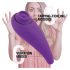 FEELZTOYS Femmegasm - vibratore clitorideo 2in1 ricaricabile (viola)