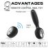 Aixiasia Dylon Remote - vibratore anale ricaricabile con telecomando (nero)