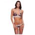 Baci - Set reggiseno floreale in pizzo - M/L