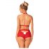 Obsessive Ms Reindy - set costume da renna per donna (2 pezzi) - rosso