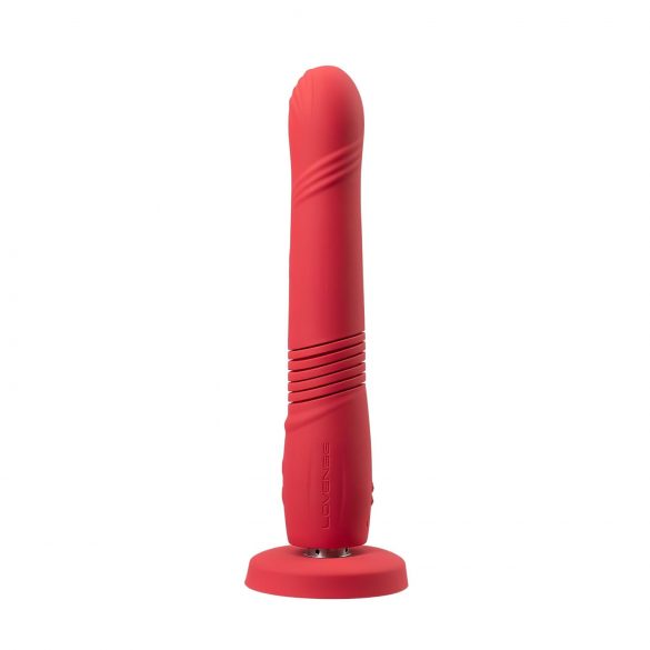 LOVENSE Gravity - vibratore rosso ricaricabile con base e funzione spinta