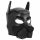 Ida Leather - Maschera da cane chiusa (nera)