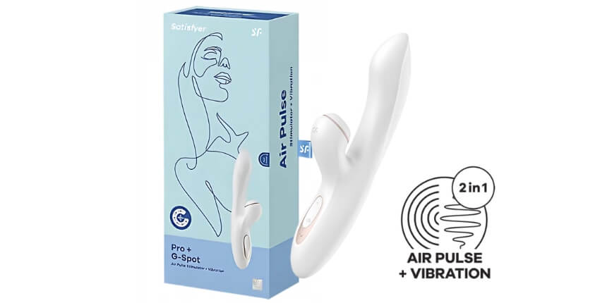 Satisfyer Pro+ G-spot - Vibratore per Clitoride e Punto G